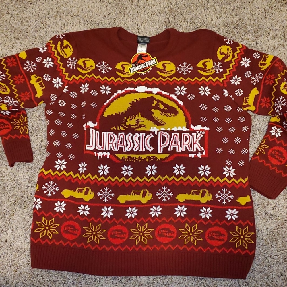 Jurassic Park Christmas Sweater